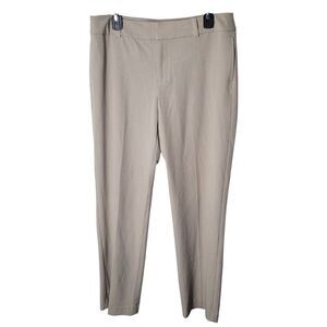 Merona Womens Size 12 Tan Solid Classic Fit Dress Pants